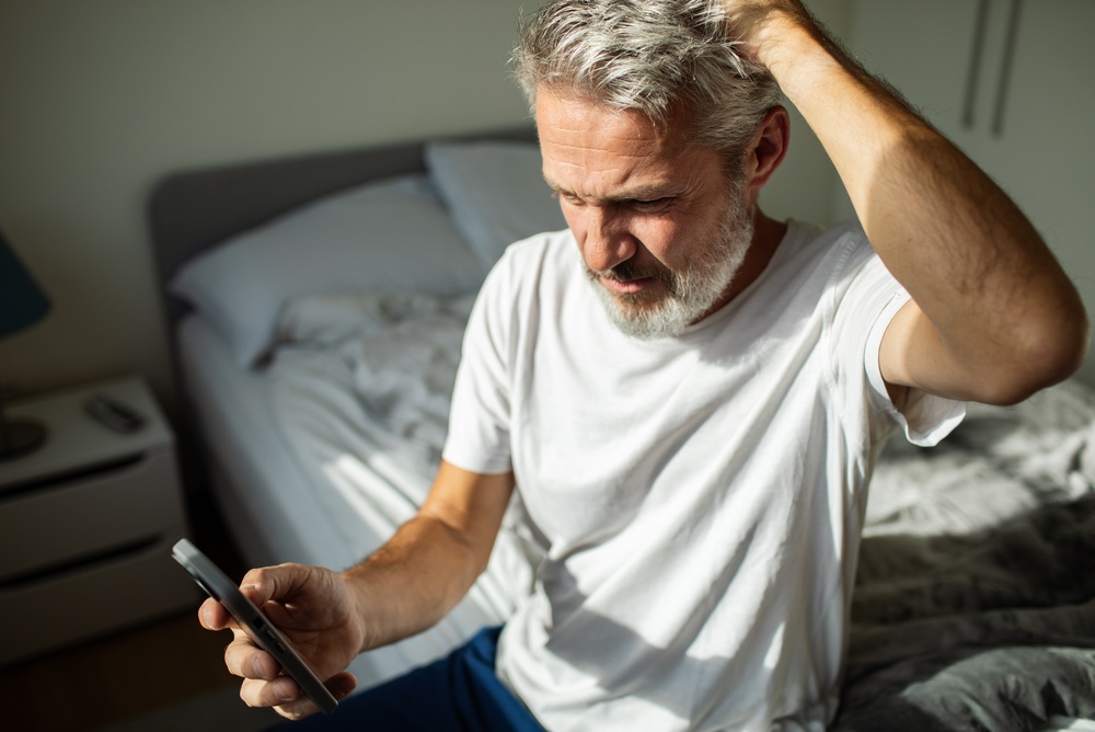 man concerned over losing my hair